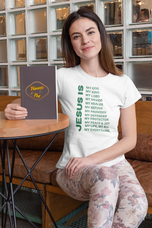 Jesus Is Christian T-Shirt - Short Sleeve Green