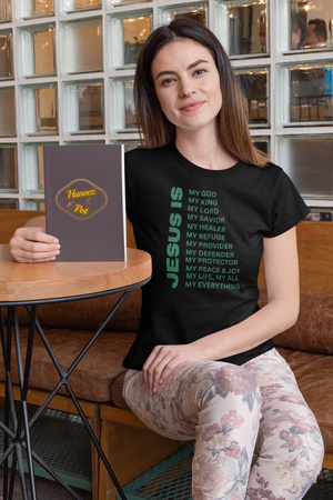 Jesus Is Christian T-Shirt - Short Sleeve Green