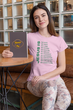 Jesus Is Christian T-Shirt - Short Sleeve Green