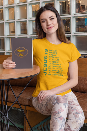 Jesus Is Christian T-Shirt - Short Sleeve Green