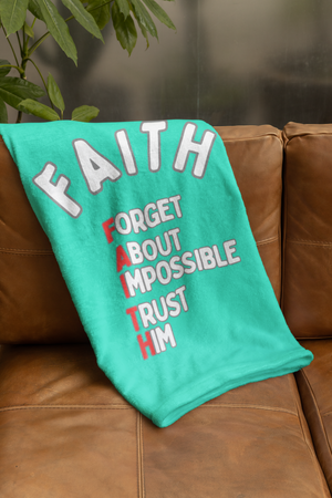 FAITH Cozy Plush Fleece Blanket