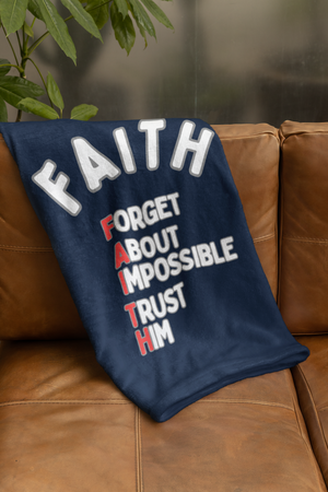 FAITH Cozy Plush Fleece Blanket