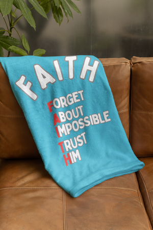 FAITH Cozy Plush Fleece Blanket
