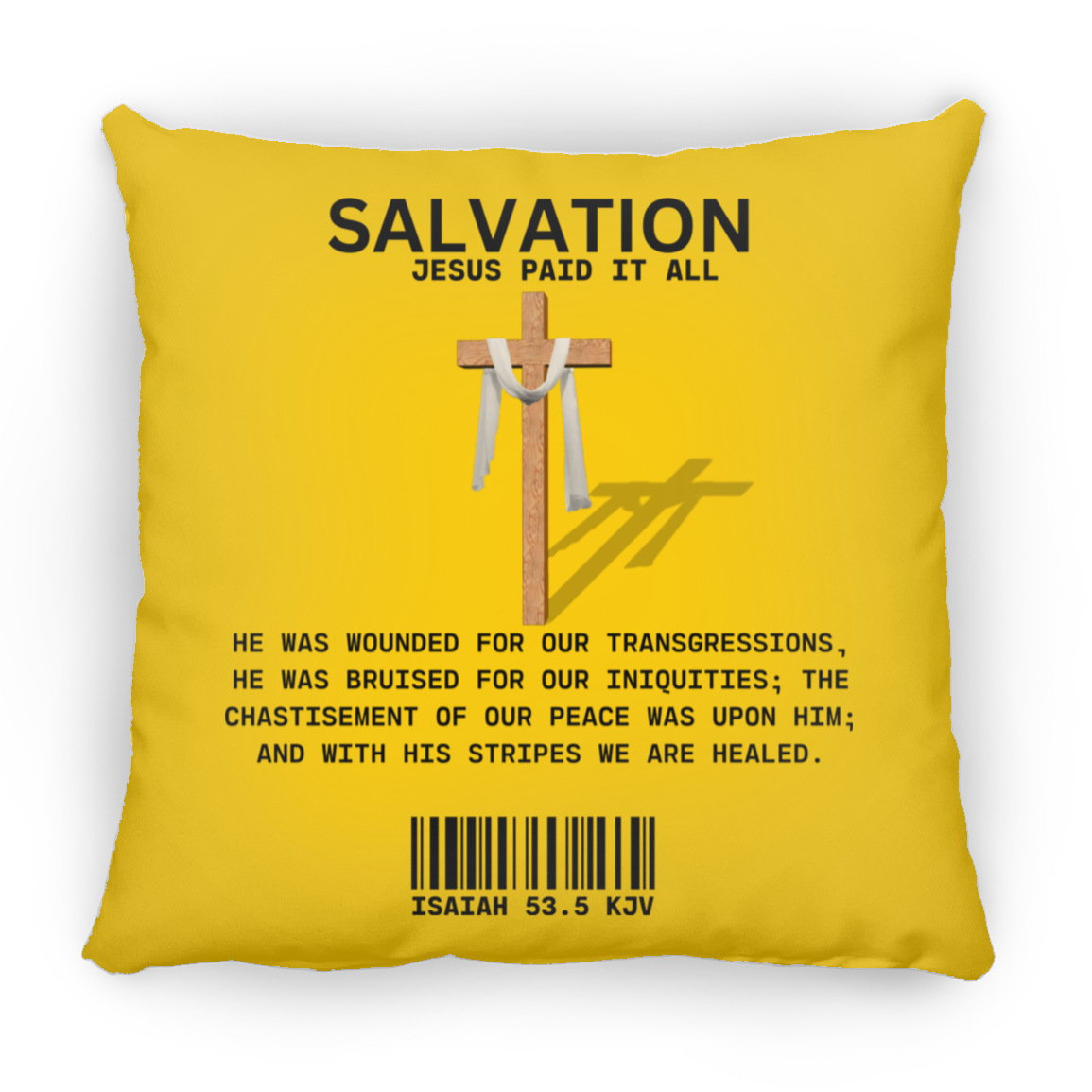 Jesus Paid Pillow