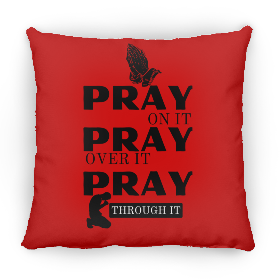 Pray Square Pillow