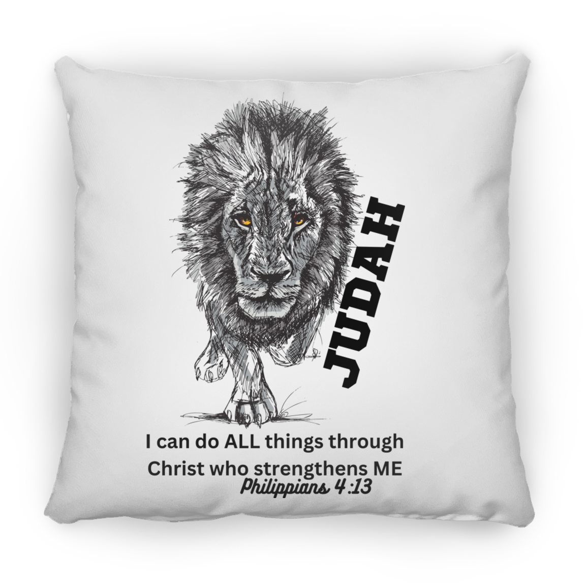 Judah I Can Do Pillow