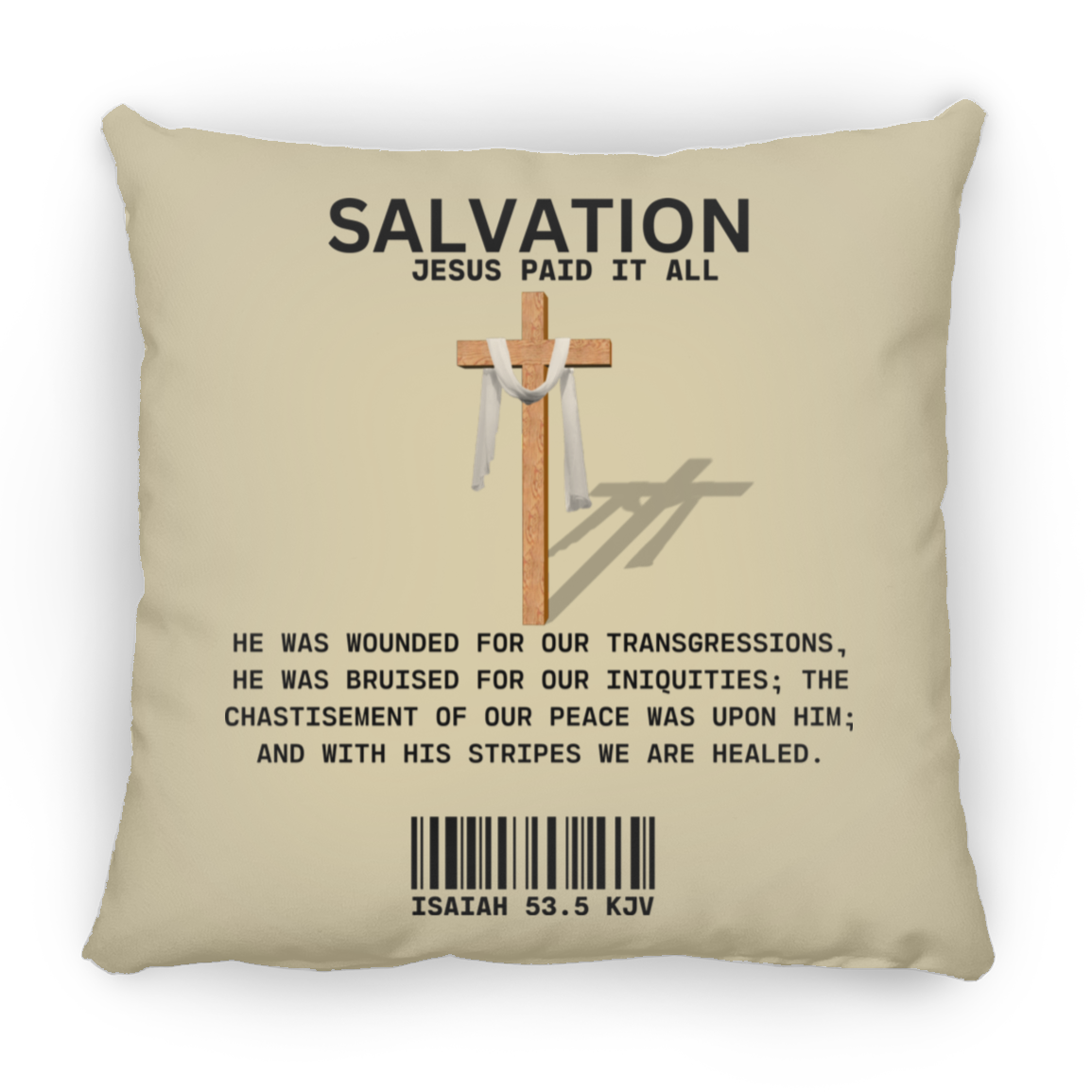 Jesus Paid Pillow