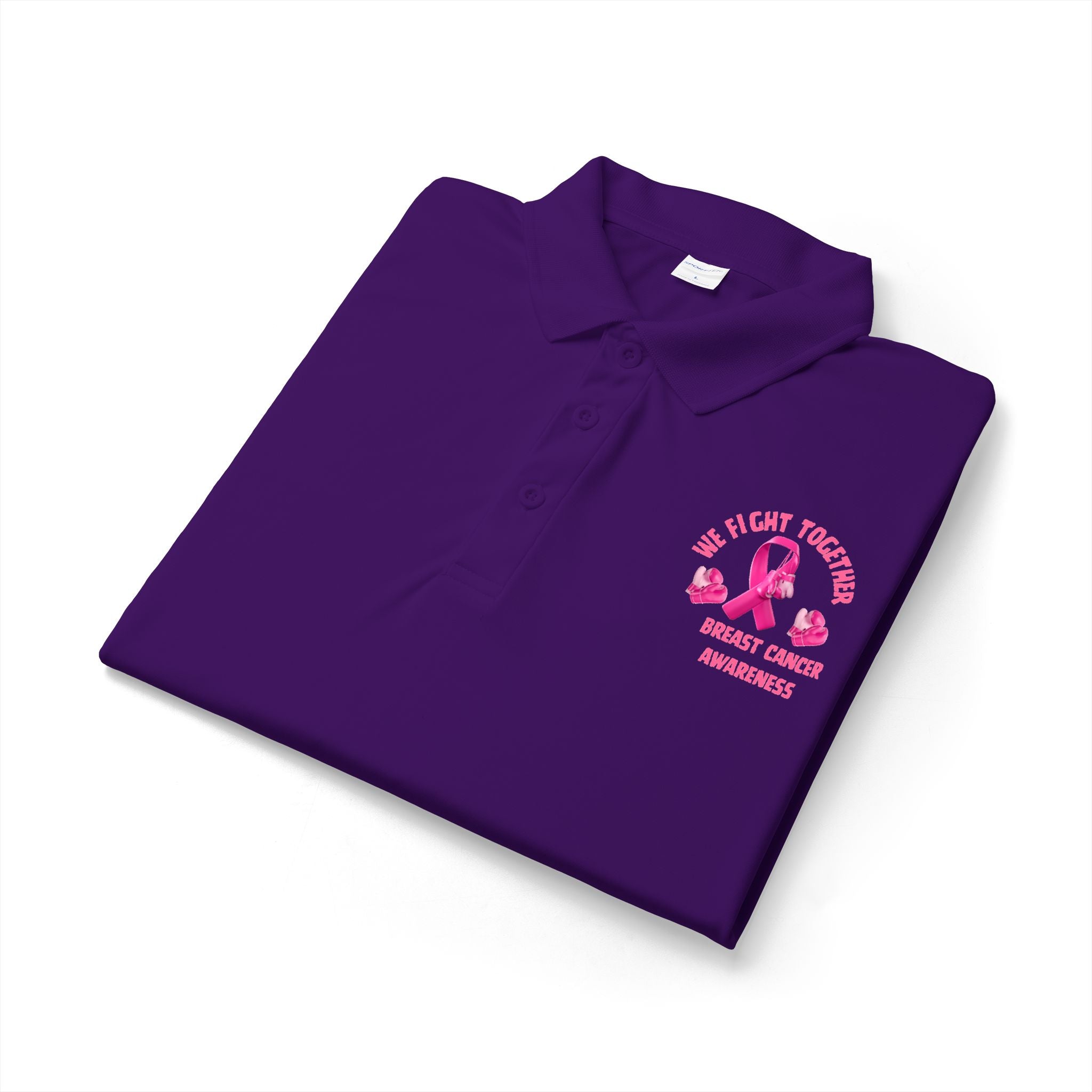 We Fight Together Ribbon Polo