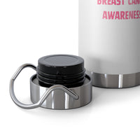 Breast Cancer Awareness "We Fight Together" Pink Ribbon 22oz Insulated Water Bottle