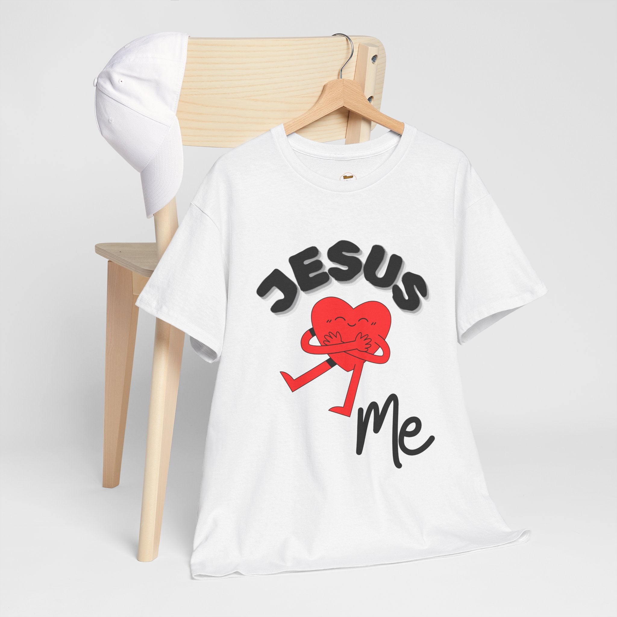Jesus Loves Me Heart Tee – Cute Christian Faith Graphic T-Shirt