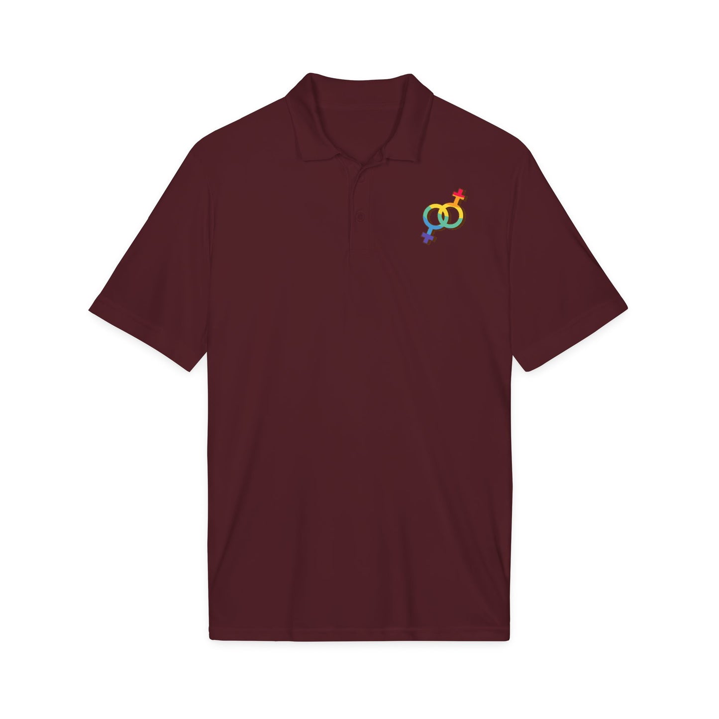 Female Rainbow Symbols Polo Shirt