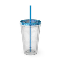 Together We Rise Butterfly Breast Cancer 16oz Tumbler with Straw
