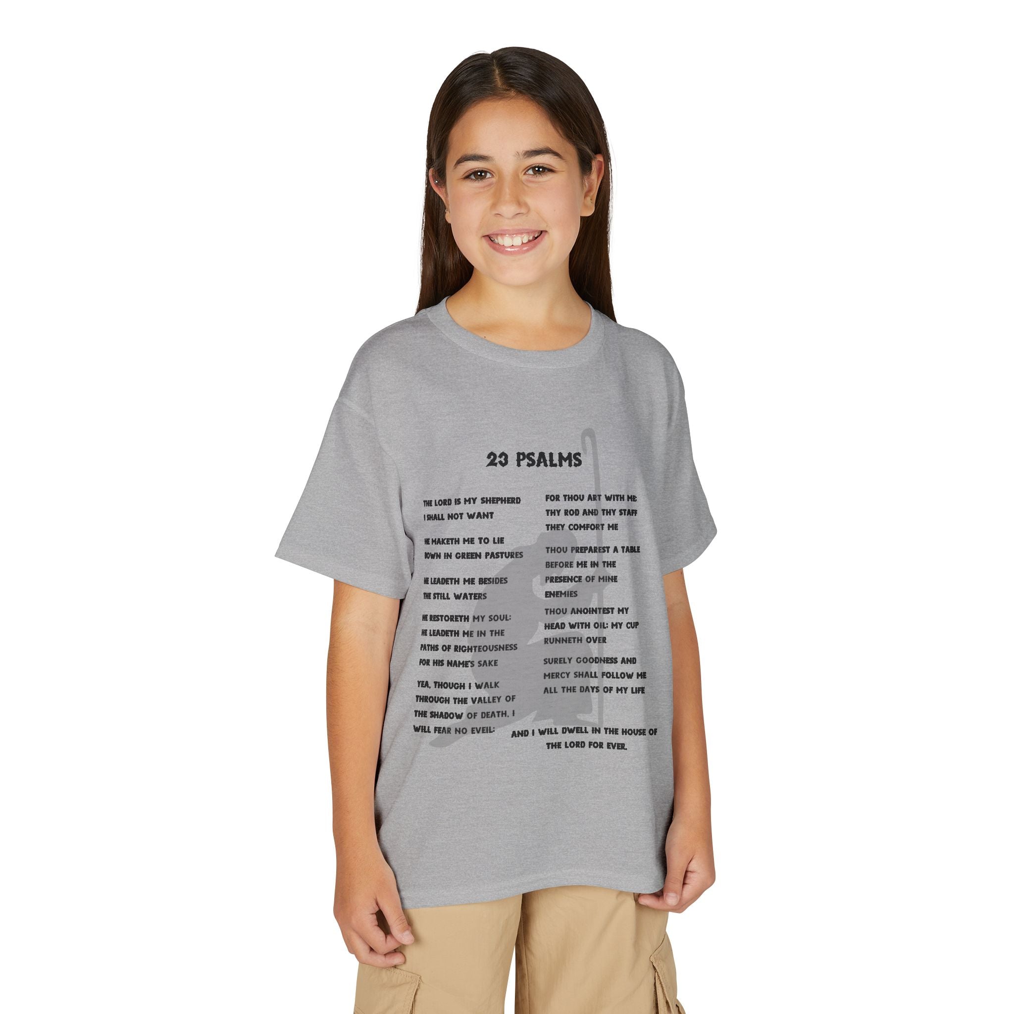 23 Psalms Youth T-shirt - Black