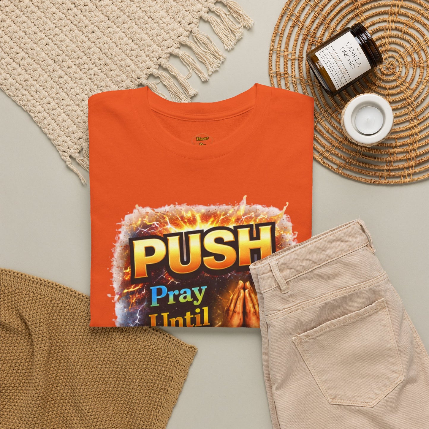 Push: Pray Until Something Happens T-Shirt — Bible 1
