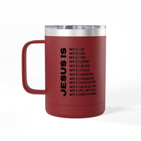 Christian Jesus Is 15oz Tumbler - Black