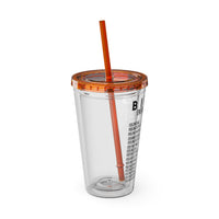 Bible Emergency Numbers 16oz Tumbler with Straw