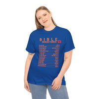 Bible Emergency Numbers Tee - Orange