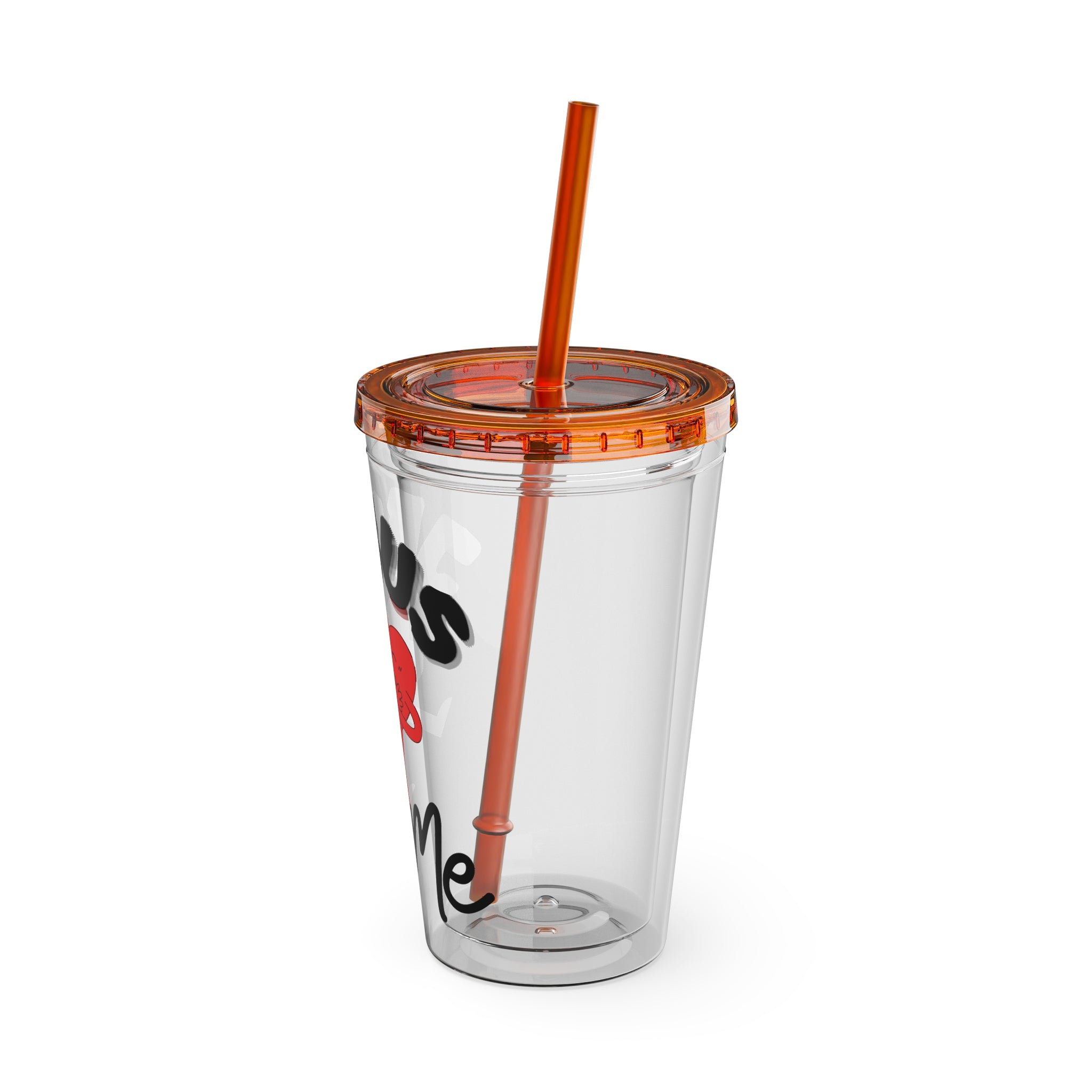 Jesus Loves Me 16oz Tumbler with Straw