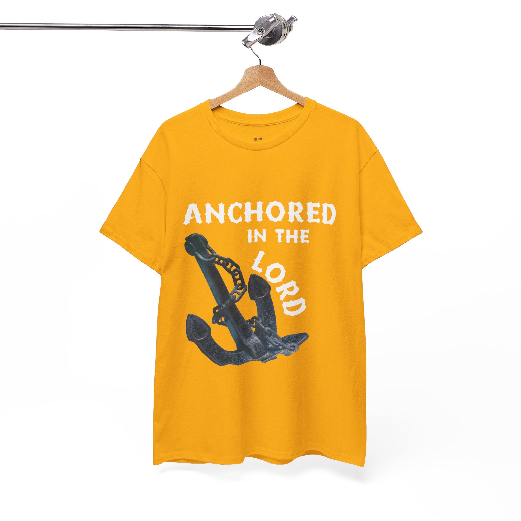 Anchored in the Lord T-Shirt - White