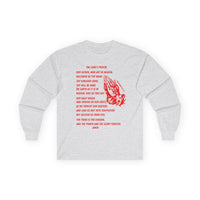 The Lord's Prayer Long Sleeve Tee - Red
