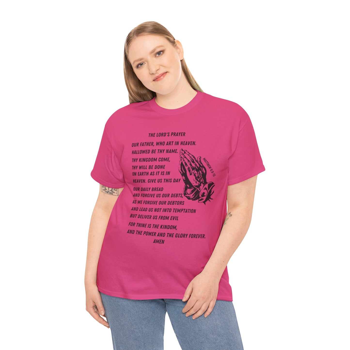 The Lord's Prayer T‑Shirt - Black