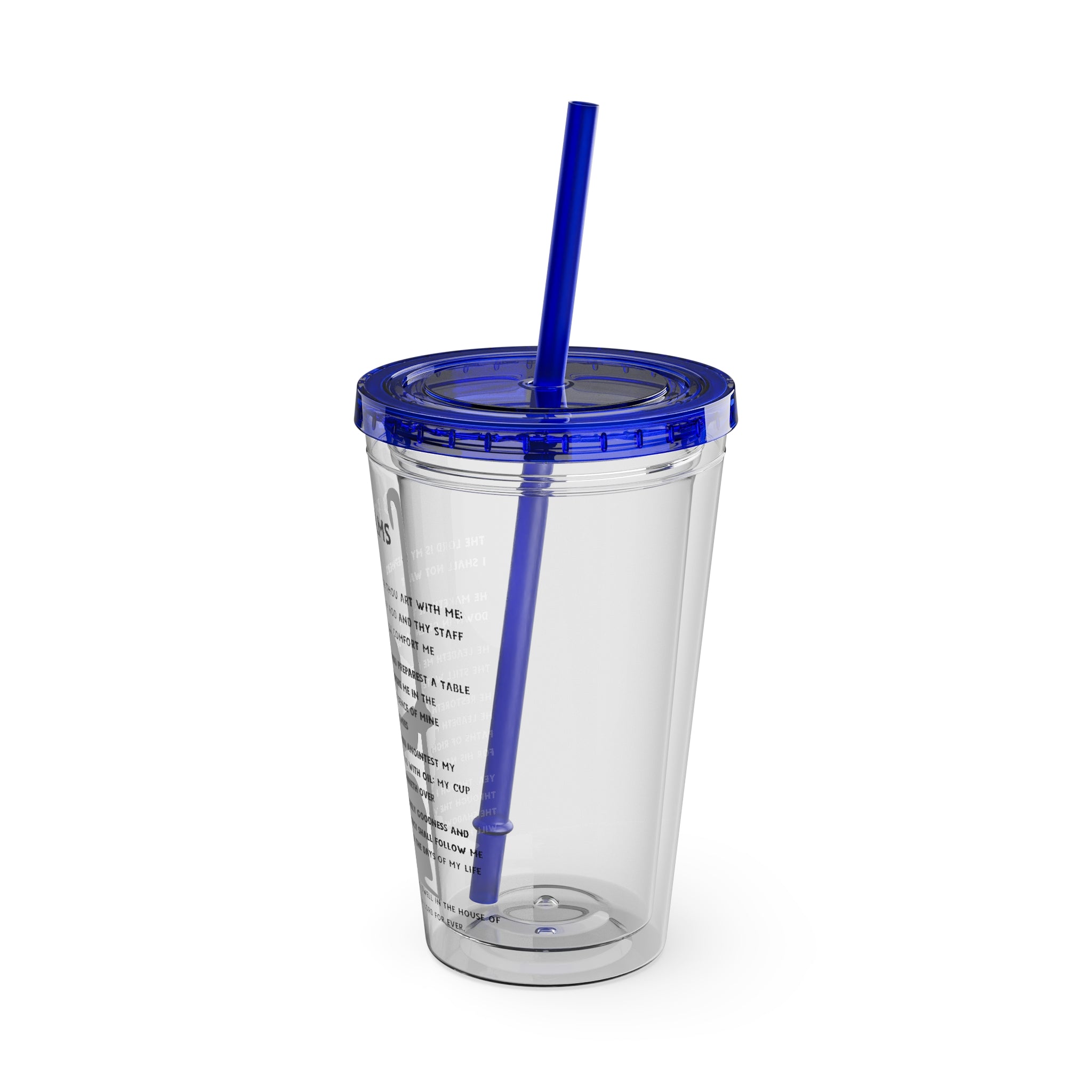 23 Psalms 16oz Tumbler with Straw