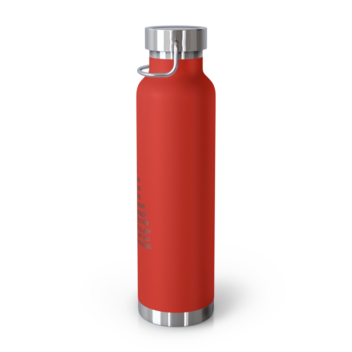 Christian JESUS IS 22oz Insulated Water Bottle - Black