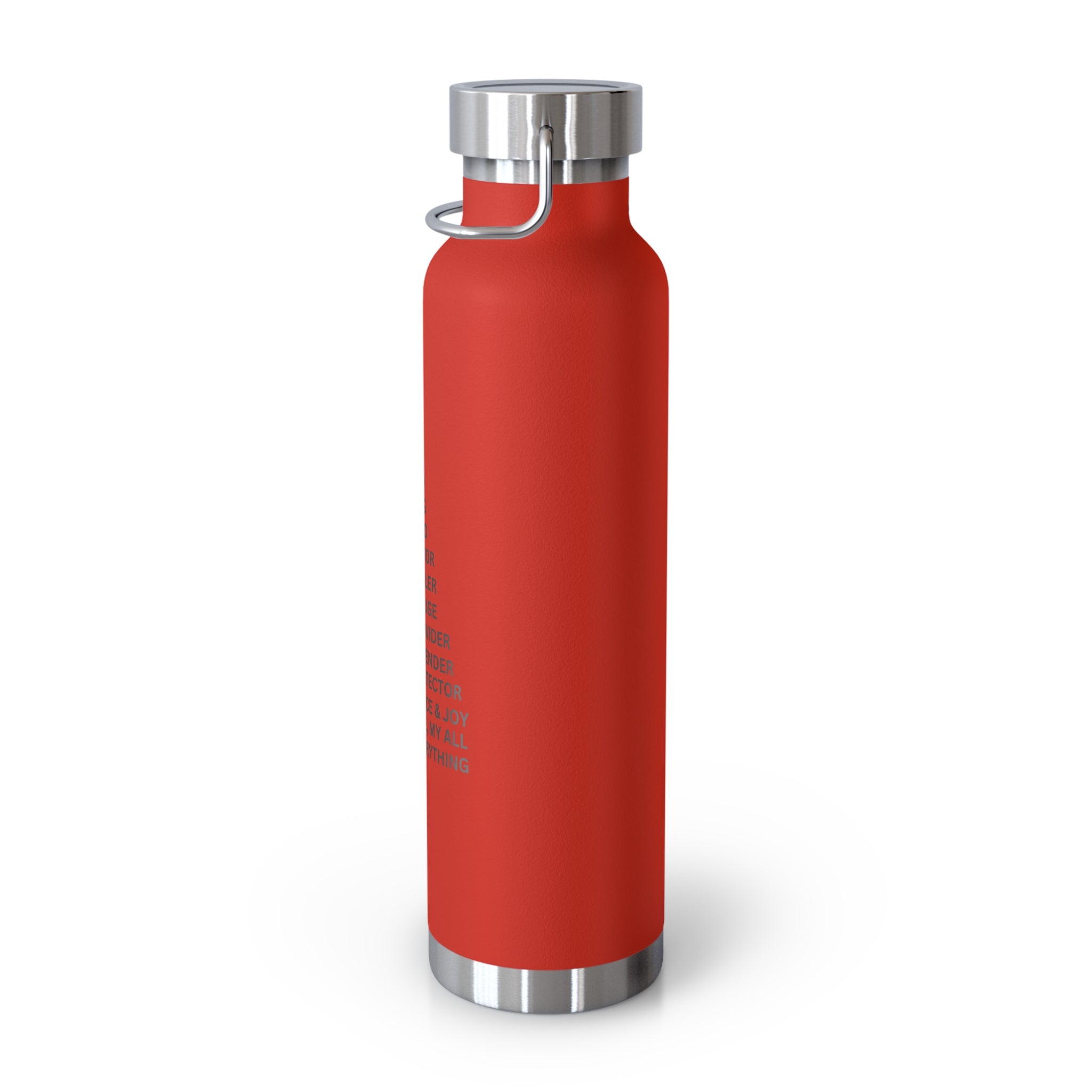 Christian JESUS IS 22oz Insulated Water Bottle - Black