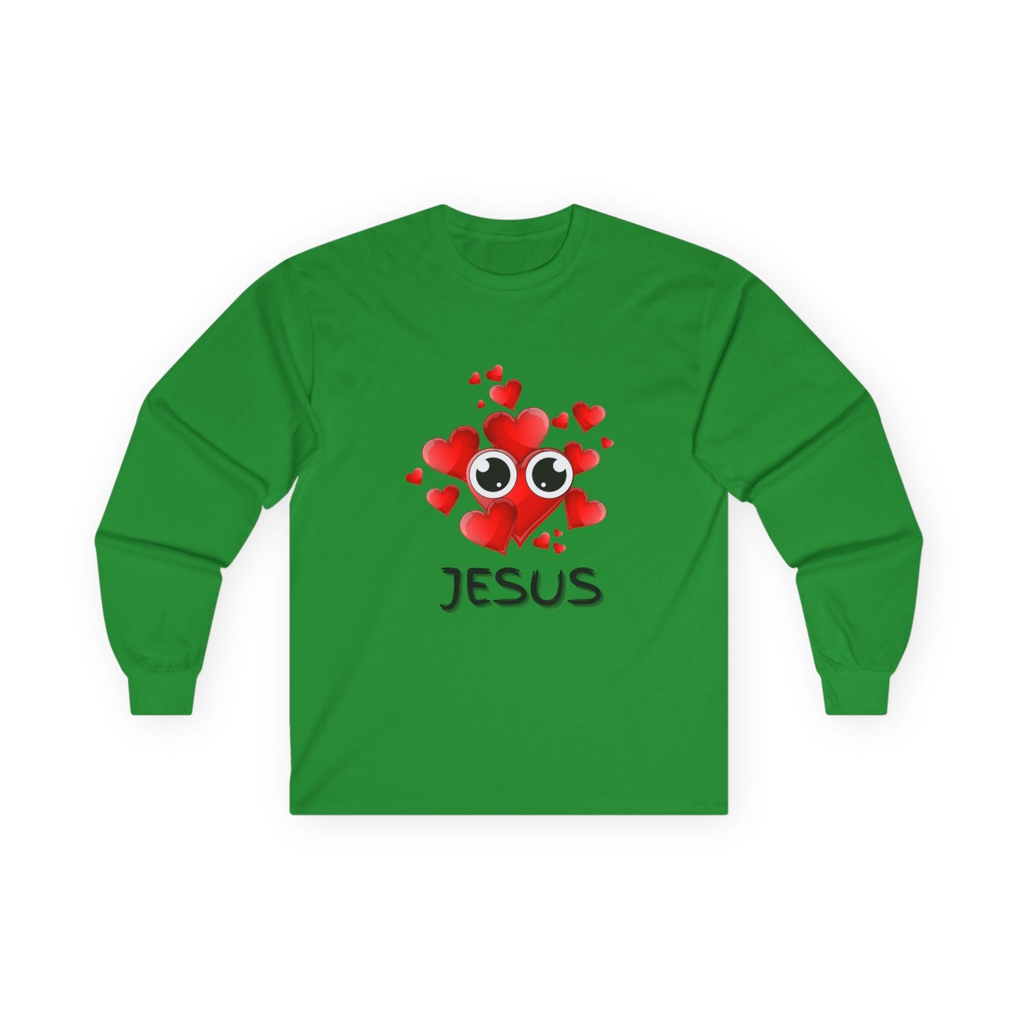 Eye Love Jesus Long-Sleeve - Black