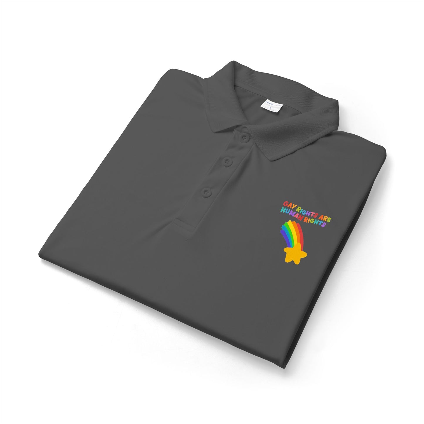 Gay Rights Shooting Star Polo