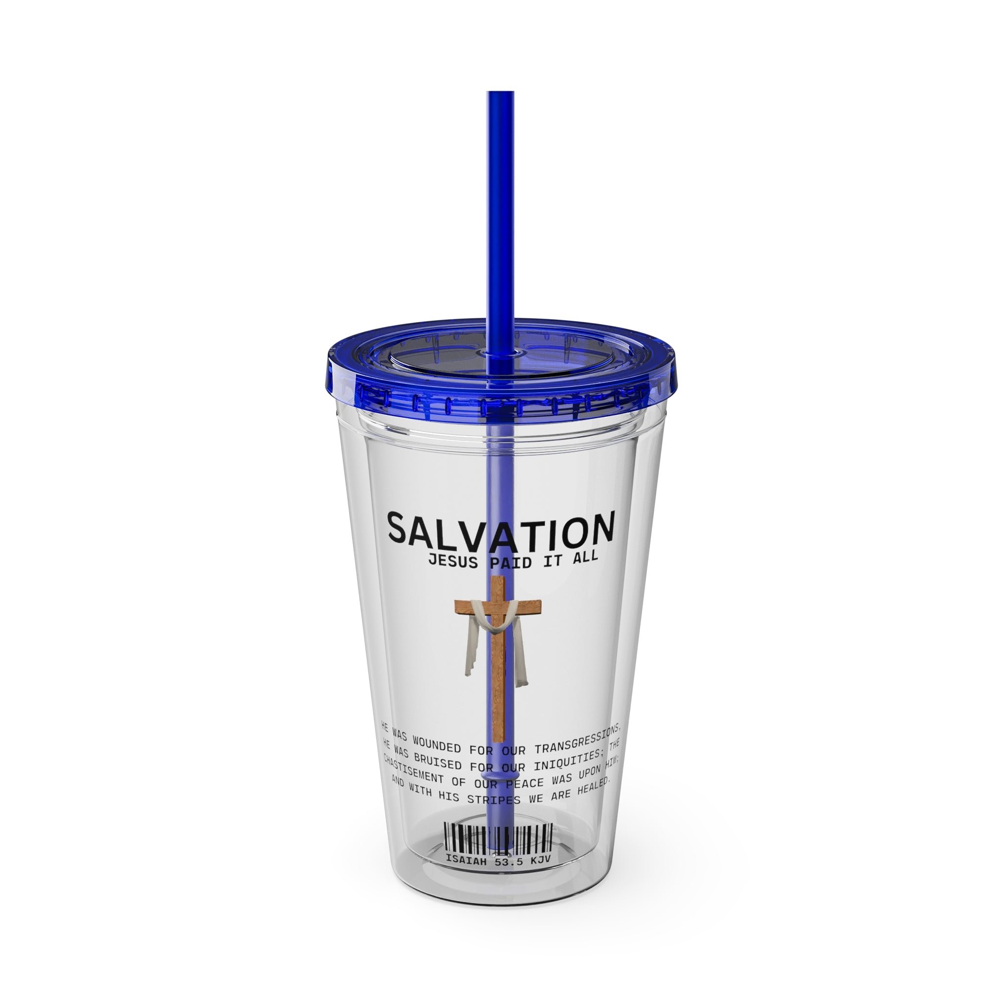 Salvation - Jesus Paid 16oz Tumbler with Straw