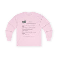 10 Commandments Long Sleeve - Black