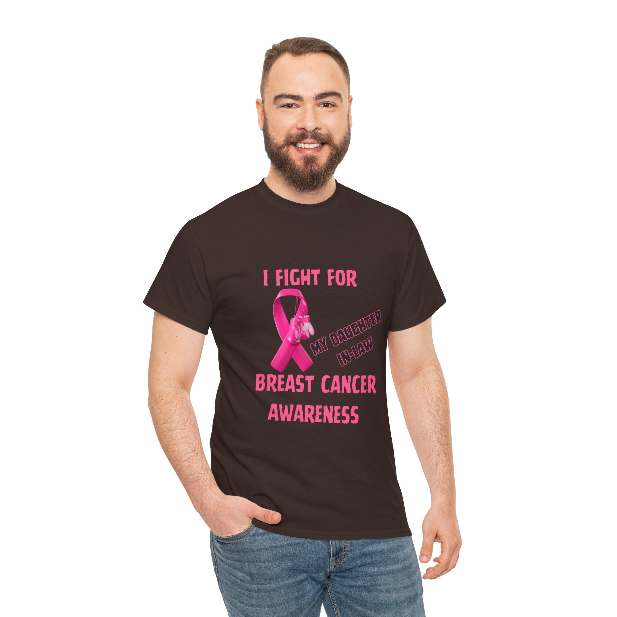 I Fight For My Daughter In-Law Pink Ribbon Tee