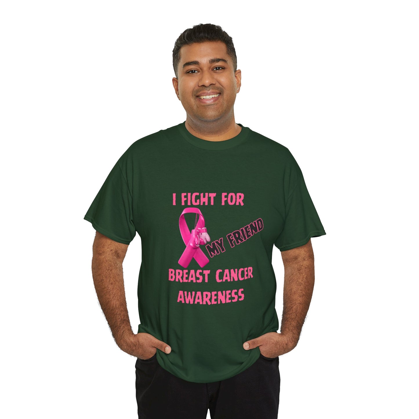 I Fight For My Friend Pink Ribbon Shirt