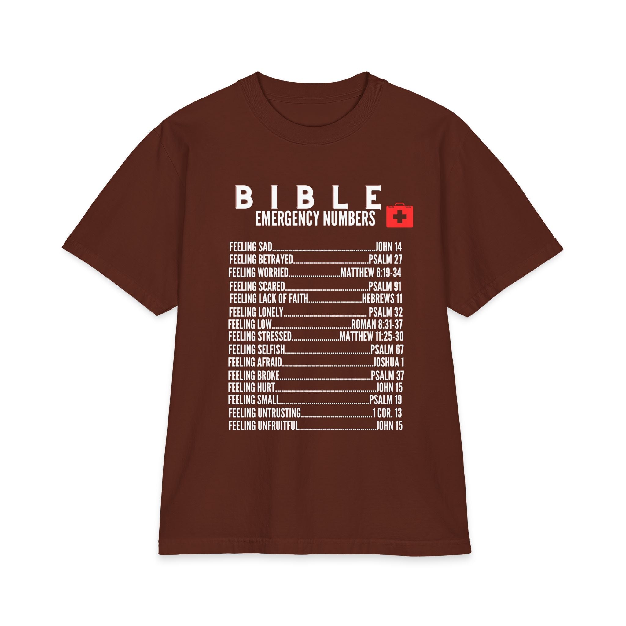 Bible Emergency T-shirt - 7X only - White