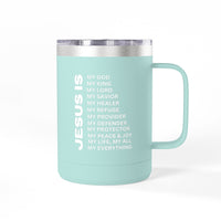 Christian Jesus Is 15oz Tumbler - White