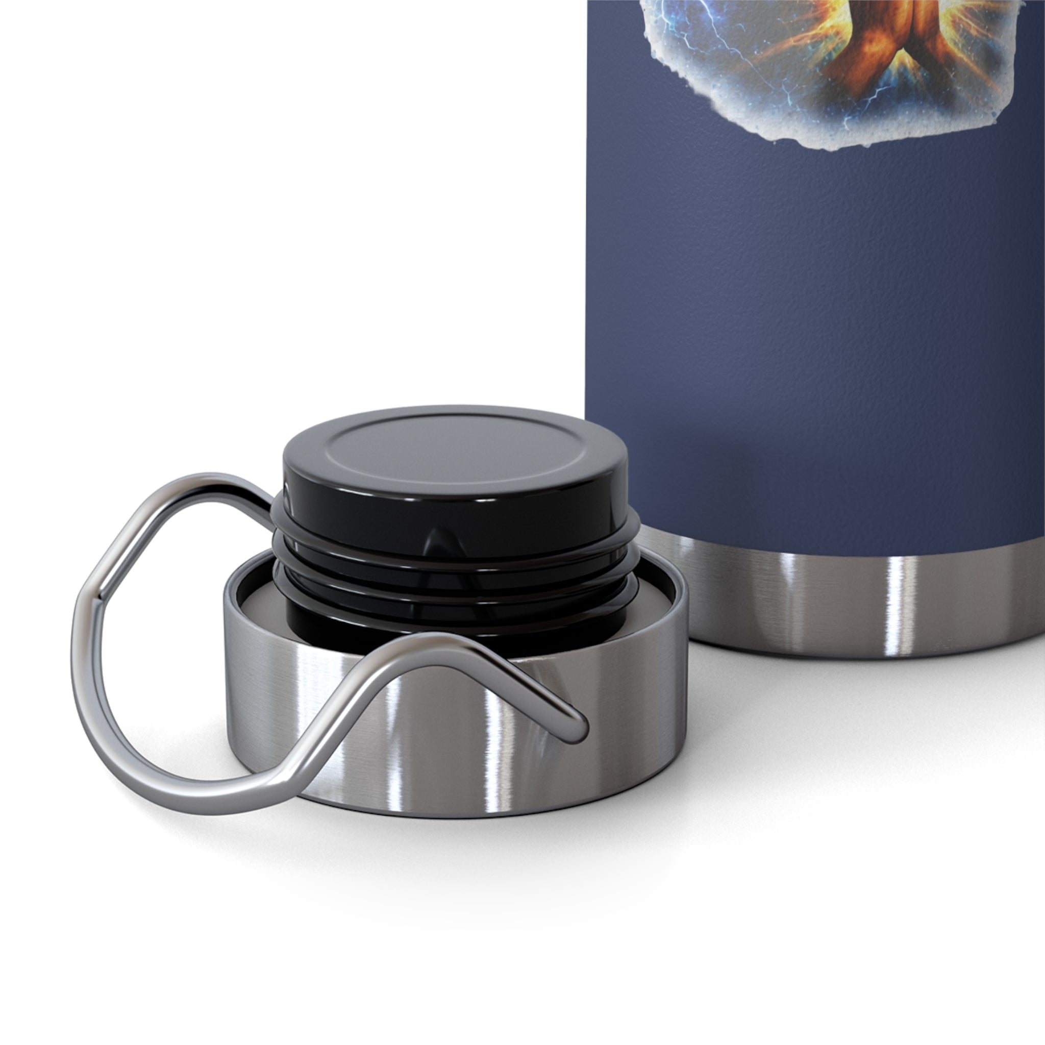 “Push: Pray Until Something Happens” 22oz Insulated Water Bottle - Hands