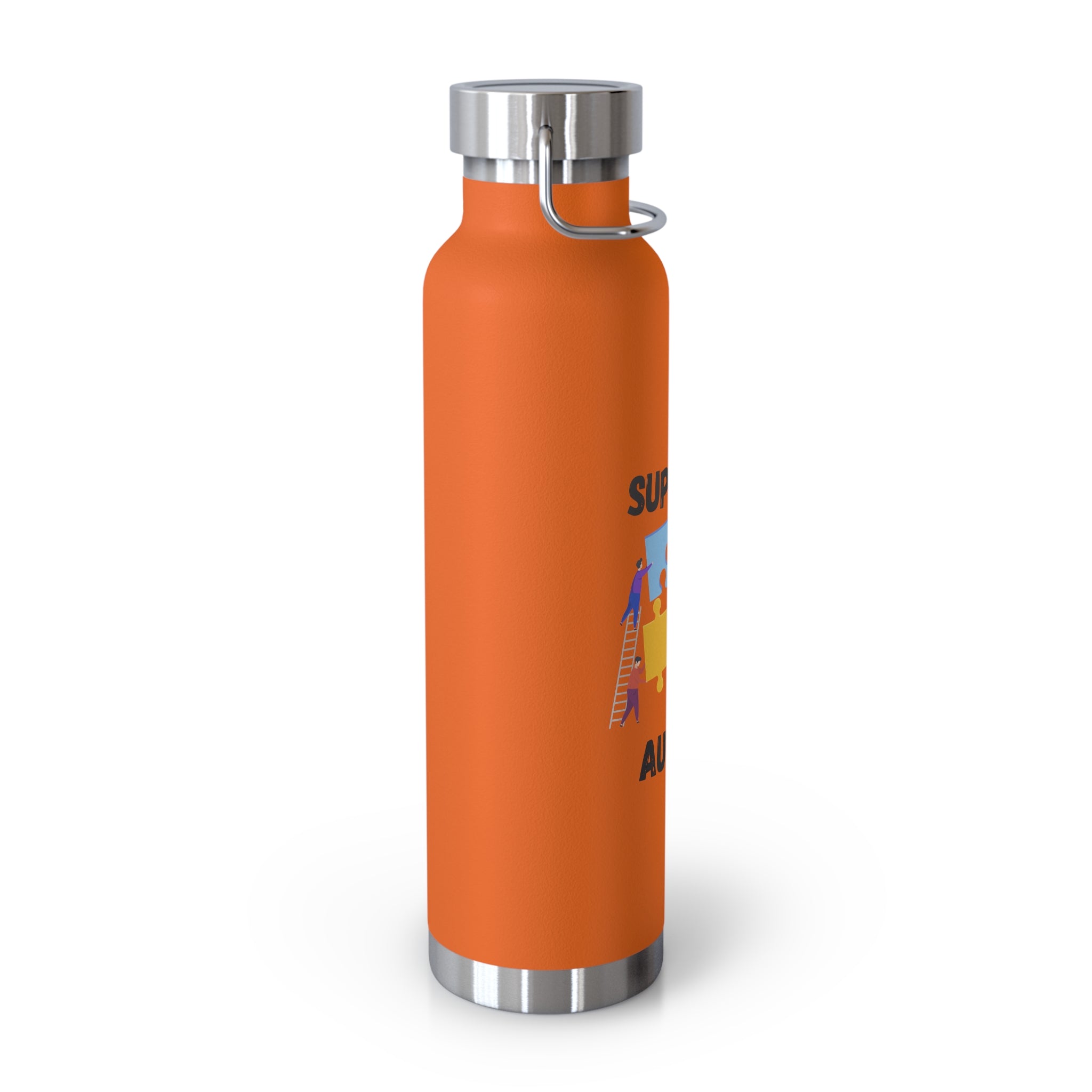 Support Autism Puzzle Piece Awareness - 22oz Insulated Water Bottle