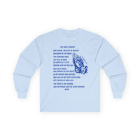The Lord's Prayer Long Sleeve Tee - Blue