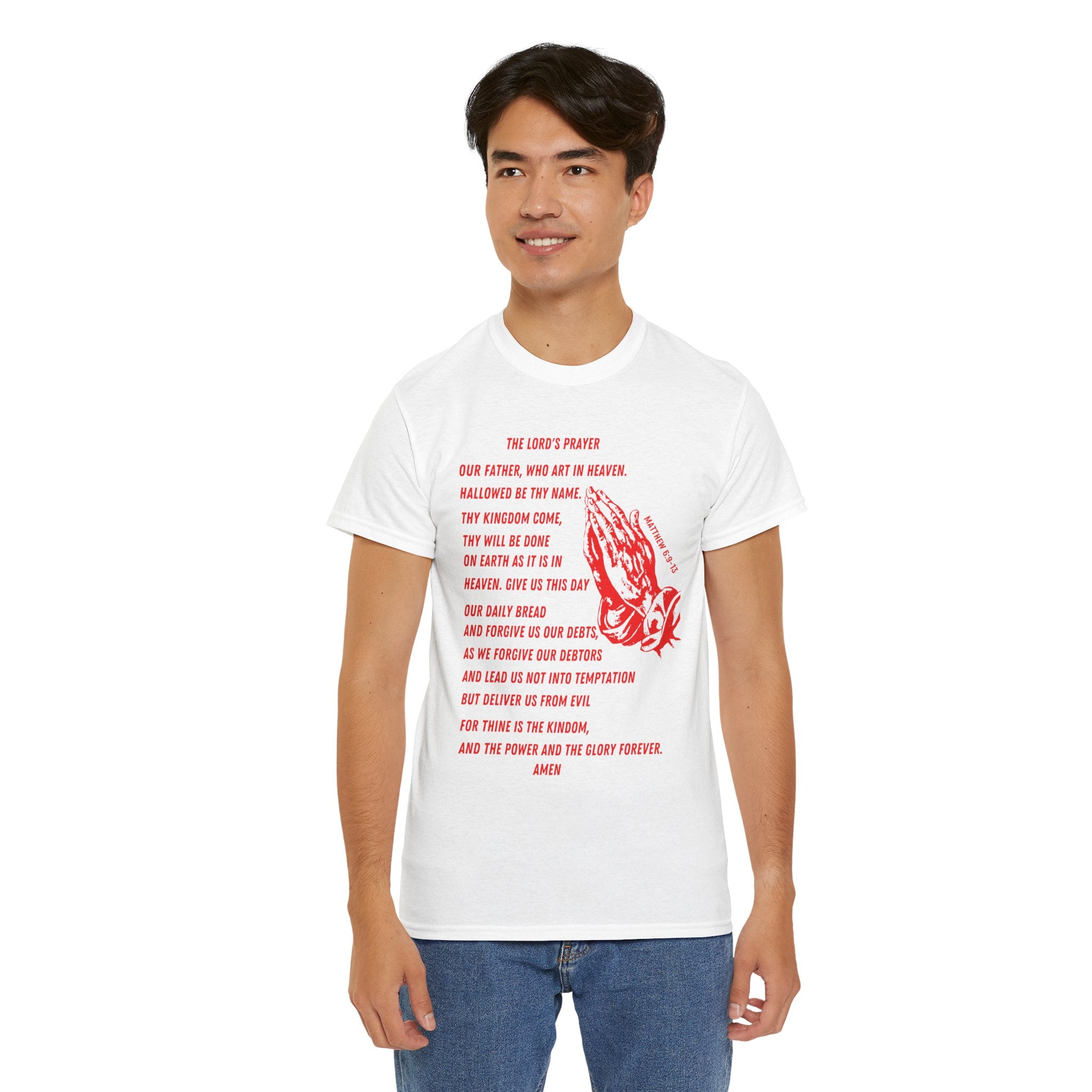 The Lord's Prayer T-Shirt - Red