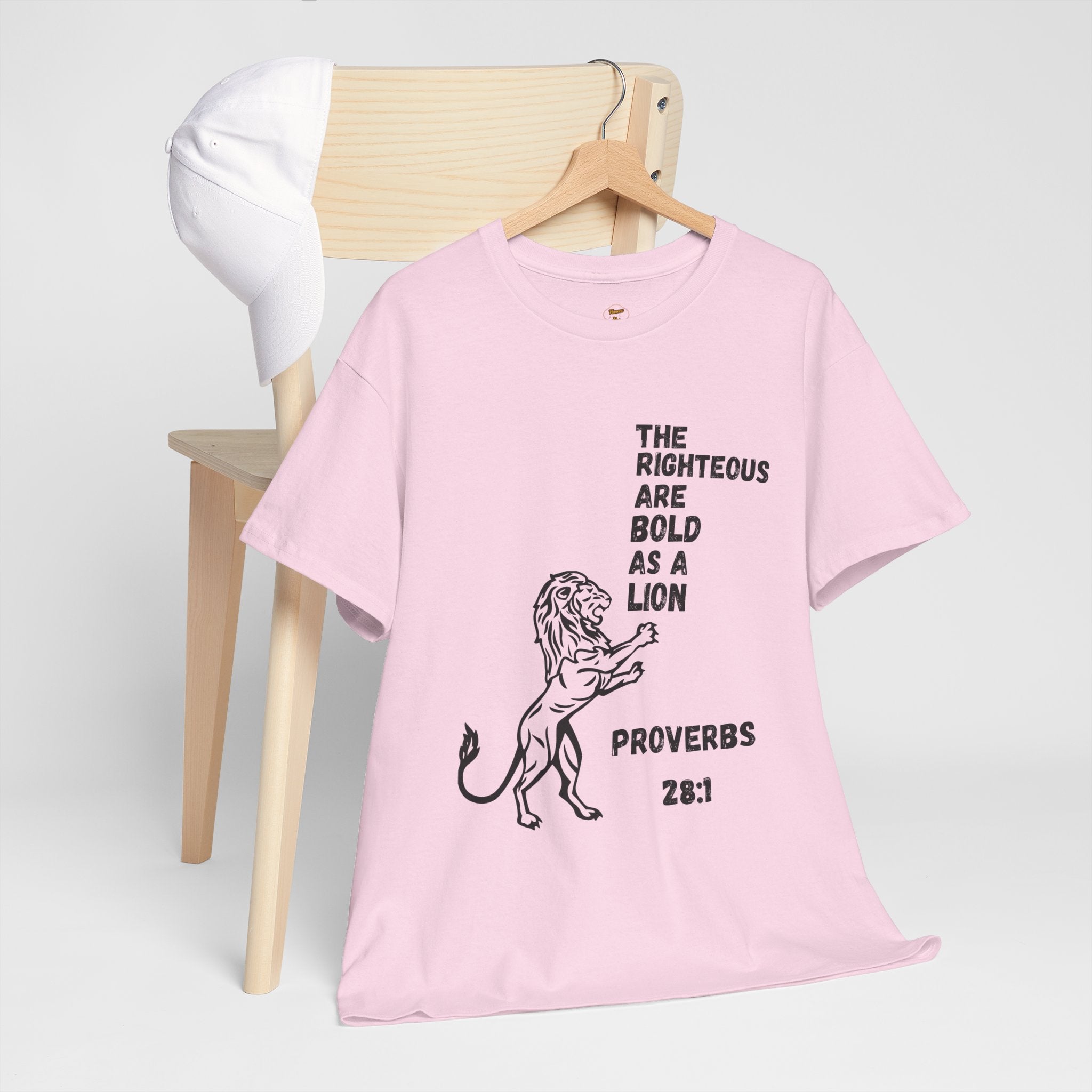 The Righteous Are Bold as a Lion Tee - Proverbs 28:1