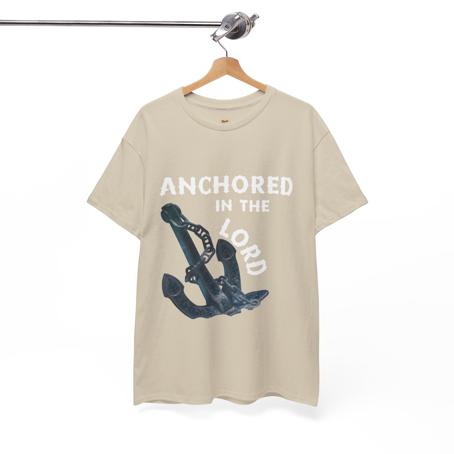 Anchored in the Lord T-Shirt - White