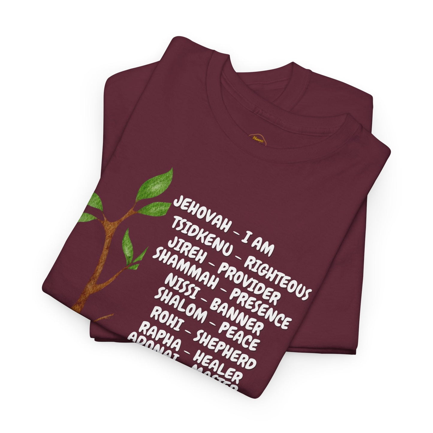 Characteristic Names of God T-Shirt - White