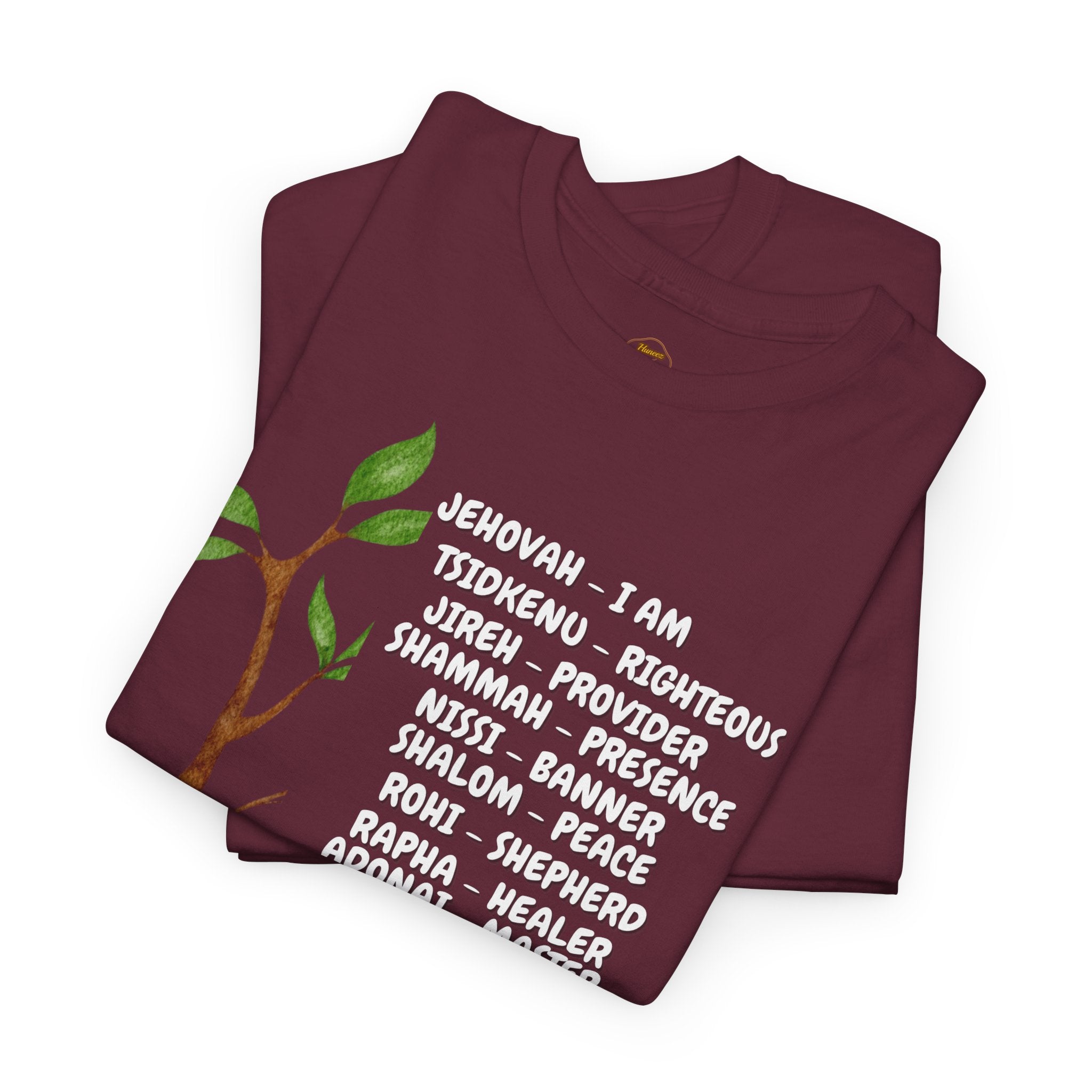 Characteristic Names of God T-Shirt - White