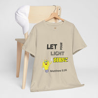 Let Your Light Shine T-Shirt – Matthew 5:16