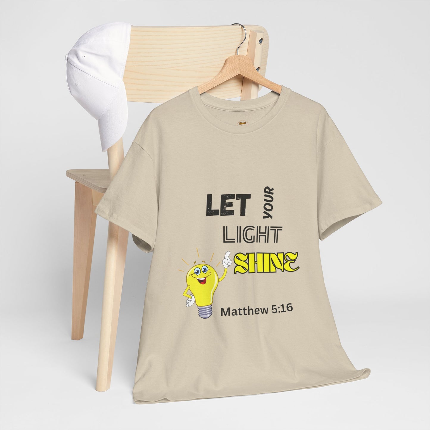 Let Your Light Shine T-Shirt – Matthew 5:16