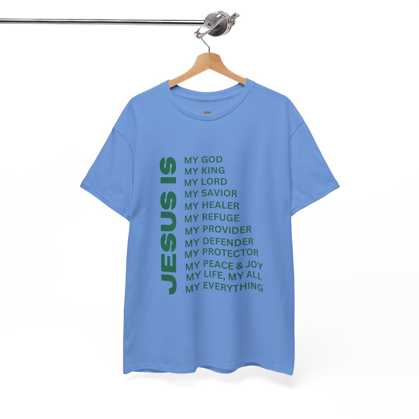 Christian JESUS IS T-shirt - Green