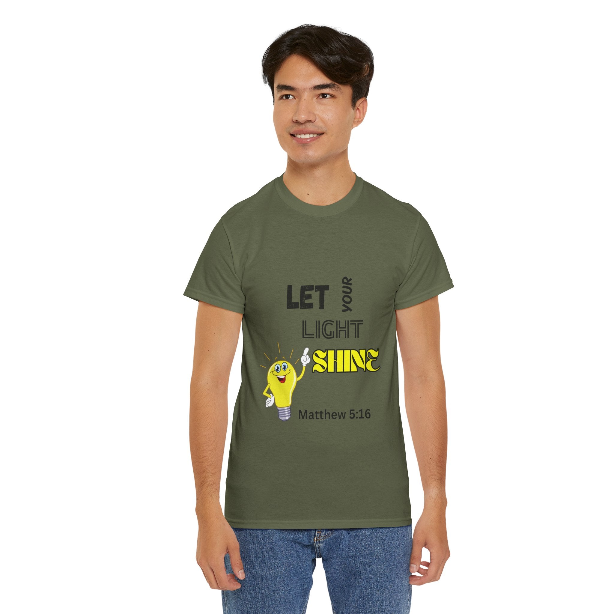 Let Your Light Shine T-Shirt – Matthew 5:16