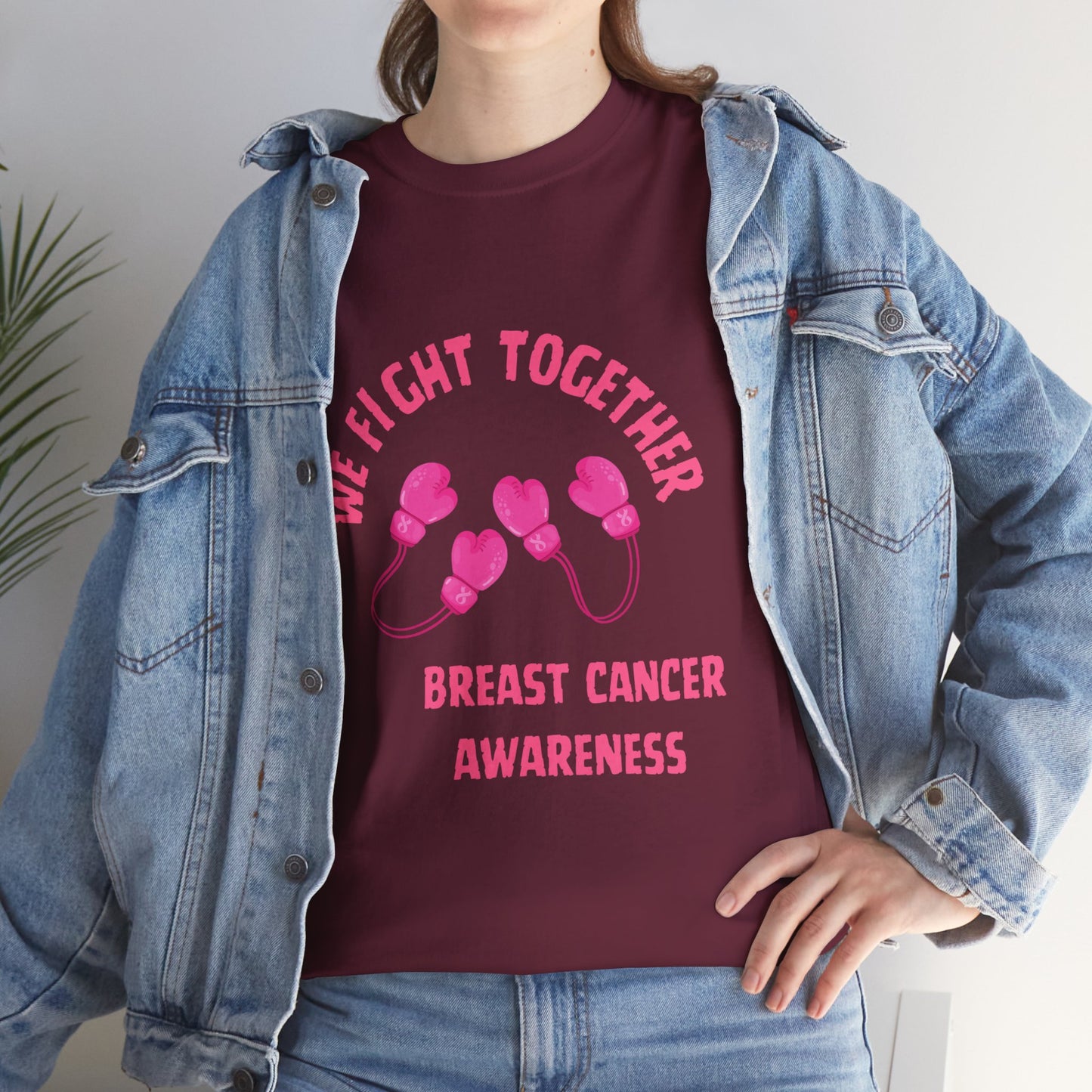 Breast Cancer Awareness Tee — We Fight Together Gloves