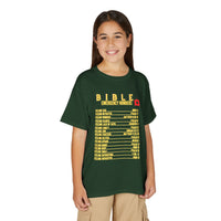 Bible Emergency Numbers Youth T-Shirt — Yellow